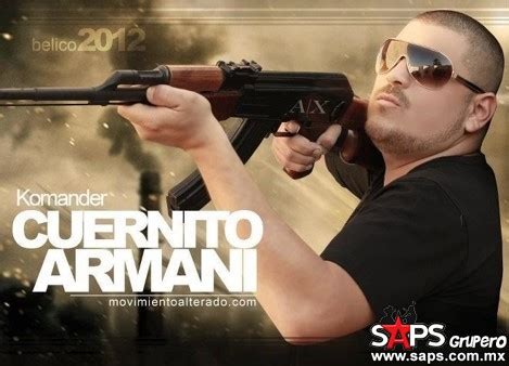 cuernito armani letra|cuernito armani video.